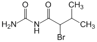 Структурная формула Бромизовал