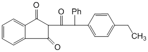 Структурная формула Этилфенацин