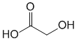 Структурная формула Гликолевая кислота