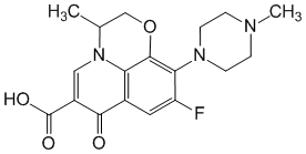 Структурная формула Левофлоксацин