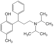 Структурная формула Толтеродин