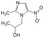 Структурная формула Секнидазол
