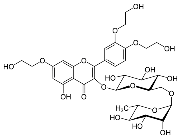 Структурная формула Троксерутин