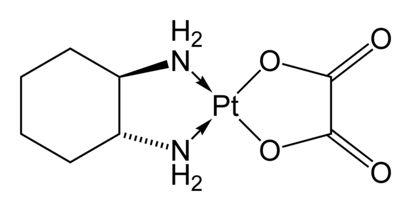 Структурная формула Оксалиплатин