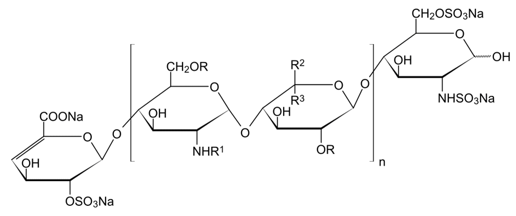 Структурная формула Тинзапарин натрия