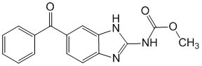 Структурная формула Мебендазол