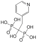 Структурная формула Ризедроновая кислота