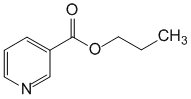 Структурная формула Пропилникотинат