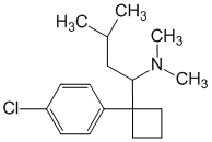 Структурная формула Сибутрамин