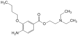 Структурная формула Оксибупрокаин