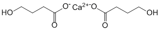Структурная формула Гамма-оксибутират кальция