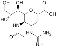 Структурная формула Занамивир