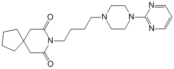 Структурная формула Буспирон