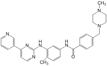 Структурная формула Иматиниб