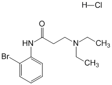 Структурная формула Броманилиддиэтиламинопропановая кислота