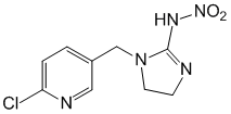 Структурная формула Имидаклоприд