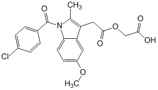 Структурная формула Ацеметацин