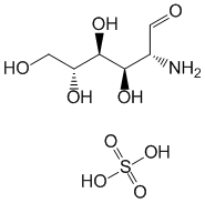 Структурная формула Глюкозамина сульфат