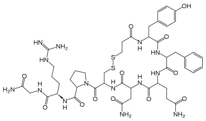Структурная формула Десмопрессин