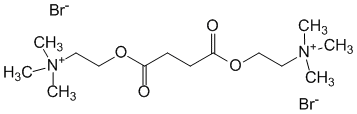 Структурная формула Суксаметония бромид