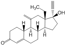 Структурная формула Этоногестрел