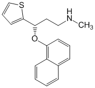 Структурная формула Дулоксетин