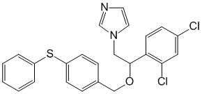 Структурная формула Фентиконазол