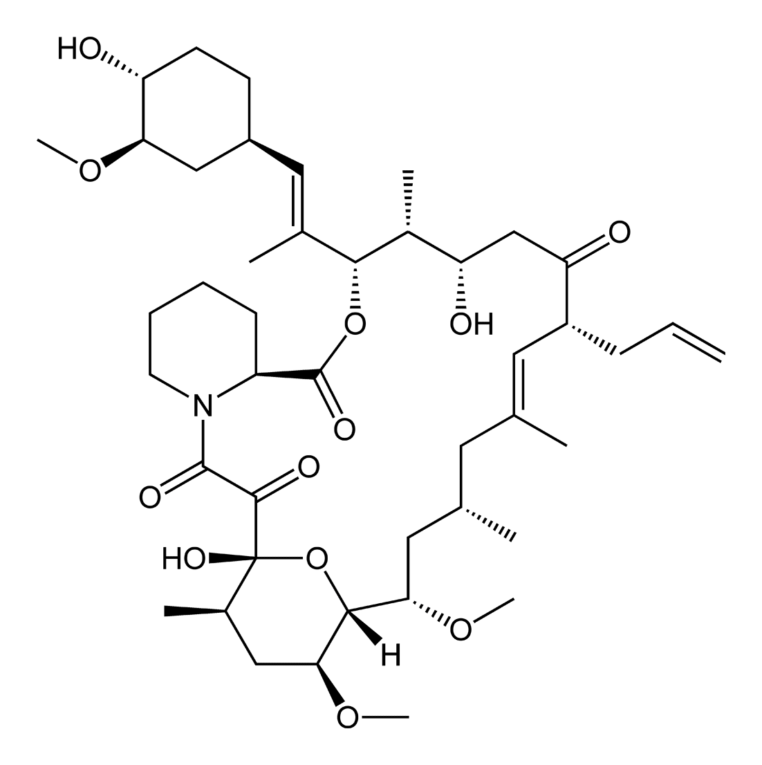 Структурная формула Такролимус