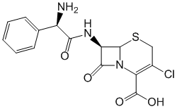 Структурная формула Цефаклор