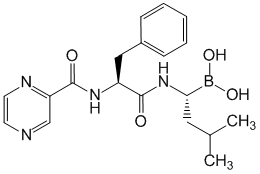 Структурная формула Бортезомиб
