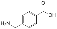 Структурная формула Аминометилбензойная кислота