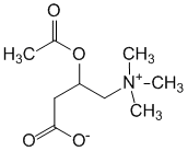 Структурная формула Ацетилкарнитин