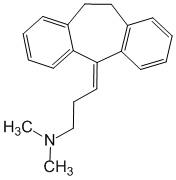Структурная формула Амитриптилин
