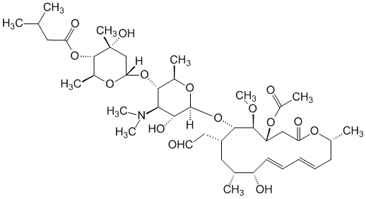 Структурная формула Джозамицин