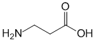 Структурная формула Бета-аланин