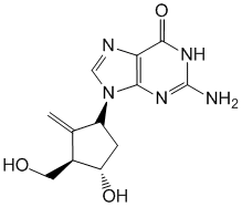 Структурная формула Энтекавир