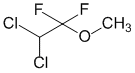 Структурная формула Метоксифлуран