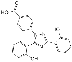 Структурная формула Деферазирокс