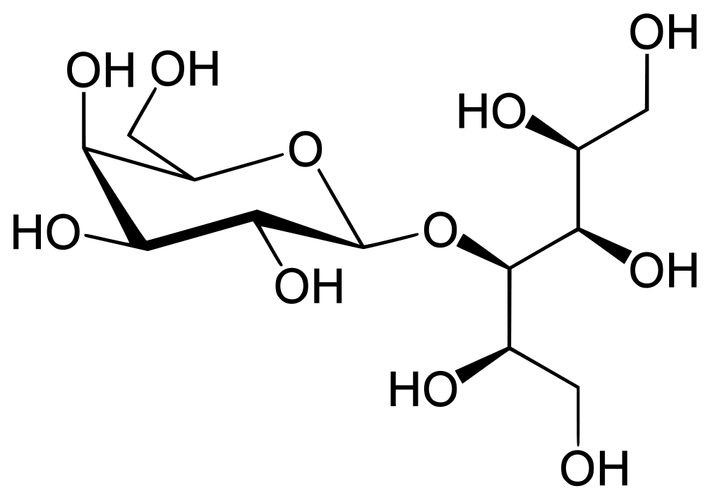 Структурная формула Лактитол