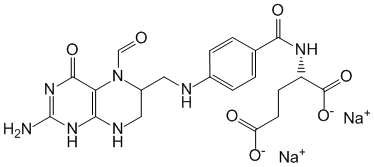 Структурная формула Натрия фолинат