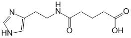 Структурная формула Имидазолилэтанамид пентандиовой кислоты