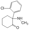 Структурная формула Кетамин