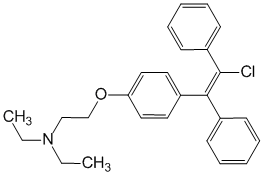 Структурная формула Кломифен