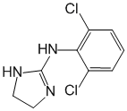 Структурная формула Клонидин