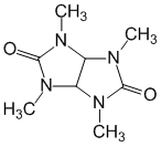 Структурная формула Тетраметилтетраазабициклооктандион