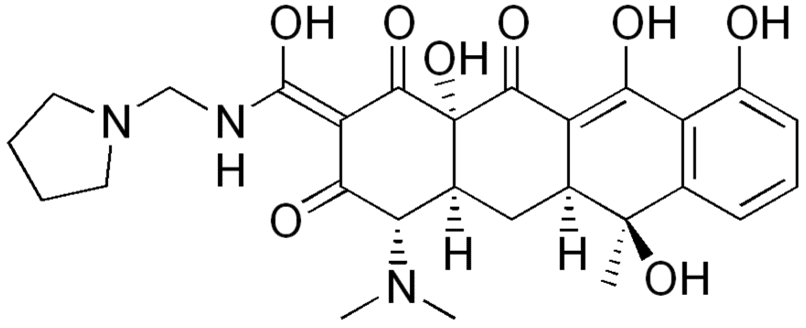Структурная формула Ролитетрациклин