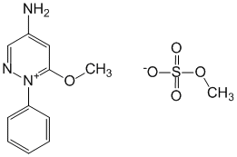 Структурная формула Амезиния метилсульфат
