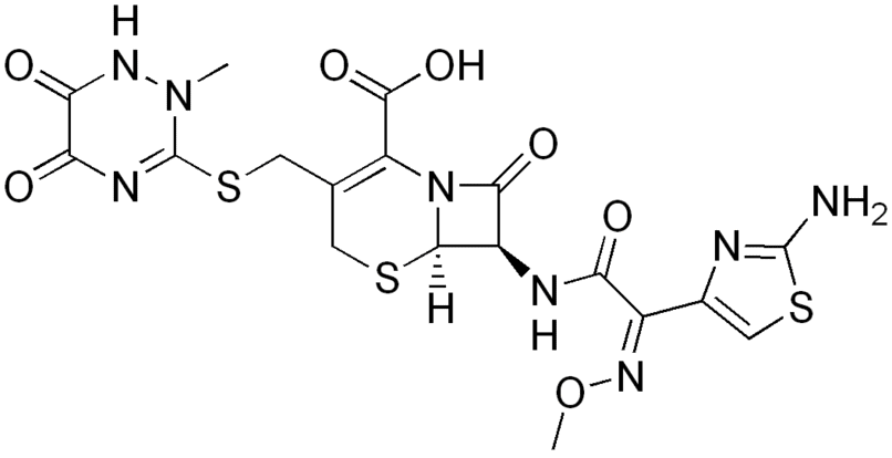 Структурная формула Цефтриаксон