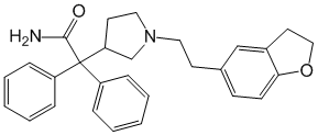 Структурная формула Дарифенацин