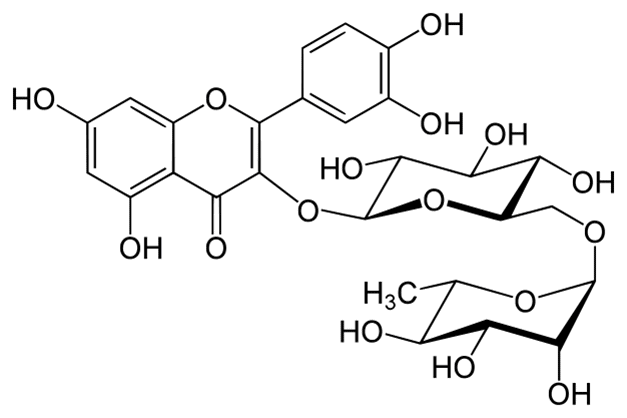 Структурная формула Рутозид